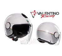 CASCO JET AGV ETERES E2206 CAPOLIVERI MATT WHITE ITALY BIANCO OPACO MIS. XL