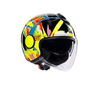 CASCO AGV E2206 JET ETERES ROSSI WINTER TEST 2019 TAGLIA XS
