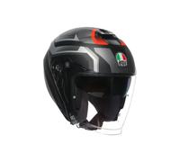 Casco Jet AGV IRIDES Zurigo Matt Black/Grey Taglia:M