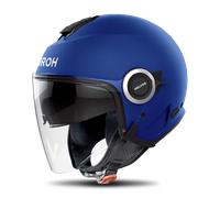 Casco Jet Airoh Helios Blu OpacoM Blu Opaco
