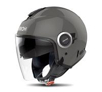 Casco Jet Airoh Helios Grigio scuro lucidoXL Grigio scuro lucido