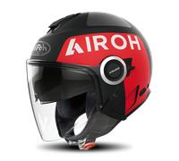 Casco Jet Airoh Helios NeroM Nero