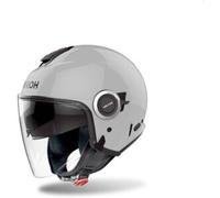 Casco Jet Airoh Helyos Color Concrete Grigio Lucido XS