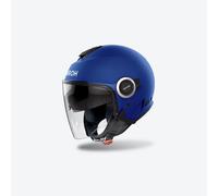Casco jet Airoh Helyos Color doppia visiera Blu opaco ECE2206