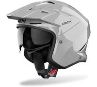 Casco Jet Airoh Kombakt Color Concrete Grigio Lucido XXL