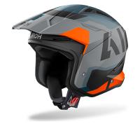 Airoh Casco Jet TRR II Jupiter in fibra Grigio Arancione XXL