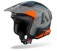 Airoh Casco Jet TRR II Jupiter in fibra Grigio Arancione XXL