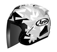 Casco da bici da moto a mezzo getto Arai Sz-R Evo Mimesis Blanc S (55/56 cm)