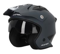 CASCO JET ARIA 22-06 GRIGIO ACER NDURO OFF ROAD MOTARD MOTO CROSS TAGLIA XL