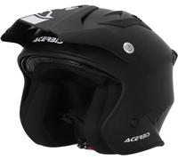 Casco Jet Aria Acerbis Nero Visiera Parasole A Scomparsa Taglia XXL