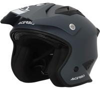Acerbis Aria Solid, casco aperto XL male Opaco Grigio Scuro/Bianco