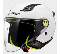 CASCO JET BAMBINI LS2 FUNNY II OF622 SML Bianco Monocolore