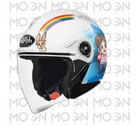 Casco Jet Bambino Airoh MR Jet Me Contro Te Lucido ECE 22.05 Moto Scooter S
