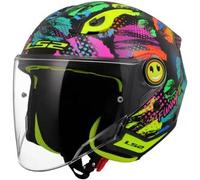 Casco Bambino OF622 FUNNY II JOY Nero Giallo LS2 - UE: L