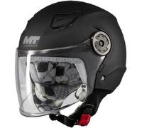 Casco Jet Bambino Mt Helmets Of514 Lite A1 Pure Nero Opaco M