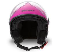 Casco jet Befast Rapid II doppia visiera Viola Opaco L