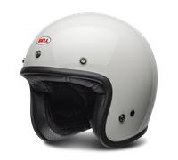 Casco Jet Bell CUSTOM 500 Gloss Vintage White Taglia:S