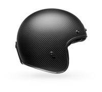 Casco Jet Bell Custom 500 Carbon Solid Matte Black Taglia:L