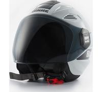 Casco jet Blauer BRAT Bianco Nero L