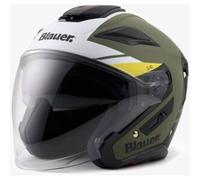 Blauer JJ-01 Casco Jet, verde, taglia XS per maschi