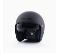 Casco Jet Blauer Pilot 06 Monochrome Titanio Opaco S