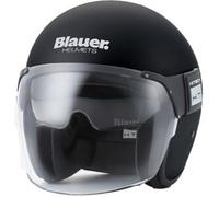 Casco Jet Blauer Pod 06 Monochrome Nero Opaco L