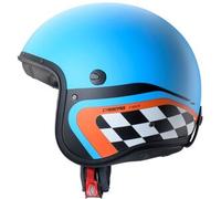 Casco Jet Caberg Freeride X Daytona Azzurro Opaco Nero Arancione XL