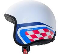 Casco Jet Caberg Freeride X Daytona Bianco Opaco Blu Azzurro Rosso S