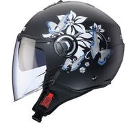 Caberg Riviera V4 X Mia, casco aperto S male Opaco Nero/Bianco/Grigio/Blu