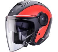 Caberg Soho Milano, casco jet M male Opaco Nero/Rosso