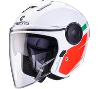 Casco Jet Caberg Soho Zephyr Bianco Verde Rosso XXL