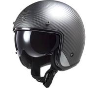 LS2 OF601 Bob II Carbon, casco jet M male Nero Opaco