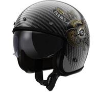Casco Jet Carbonio Ls2 OF601 Bob II Custom Lucido M