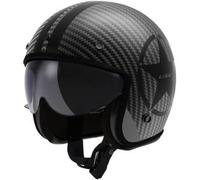 LS2, Casco Moto Jet BOB II CARBON STAR Black, M