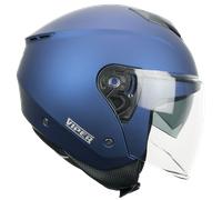 CGM Casco demi jet, 125A VIPER MONO, Nero opaco, XS (53-54cm)