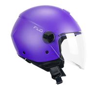 Casco Jet CGM 167 FLO MONO con Visiera Lunga Viola opaco