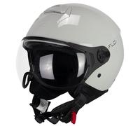 Casco Jet CGM 167A FLO MONO Bigio Visiera Sagomata ECE 22.06