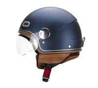 Casco Jet CGM 191V PIX VINTAGE Blu Argento satinato sagomata