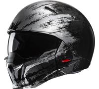 Casco jet con maschera HJC i20 Furia MC5 nero-grigio - II. qualità XL