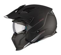 Casco jet con maschera MT Streetfighter SV S Solid A1 nero opaco con visiera iridium - II. qualità L
