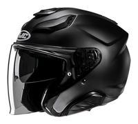 CASCO JET F31 SEMI FLAT BLACK | HJC HELMETS | NUOVO - MotoCharlie