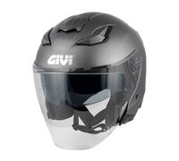 CASCO JET FIBRA GIVI X31 FIBER SOLID COLOR TITANIO OPACO (DISP.DA MARZO 2026)