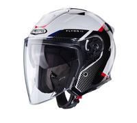 CASCO JET FLYON II BOSS WHITE / RED / BLUE | CABERG | MotoCharlie