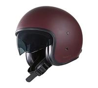 Casco Jet G03X Garibaldi (XL, Rosso Scuro)