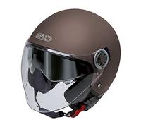 Casco Jet G20 Garibaldi (S, Marrone)