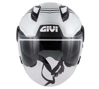 Casco Jet Givi 12.3 STRATOS SHADE Bianco / Argento / Titanio