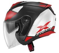 Casco Jet Givi X.25 Target Nero Bianco Rosso L