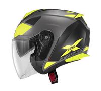 Casco Jet Givi X.25 TARGET Titanio opaco / Nero / Giallo Taglia:M