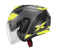 Casco Jet Givi X.25 TARGET Titanio opaco / Nero / Giallo Taglia:L