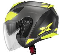 Casco Jet Givi X.25 Target Titanio Opaco Nero Giallo L